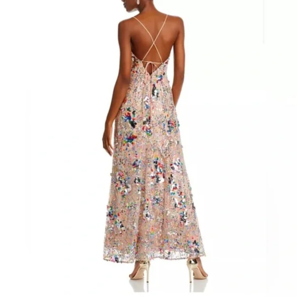 Milly Odetta Confetti Sequined Dress Size 6 - Picture 3 of 9